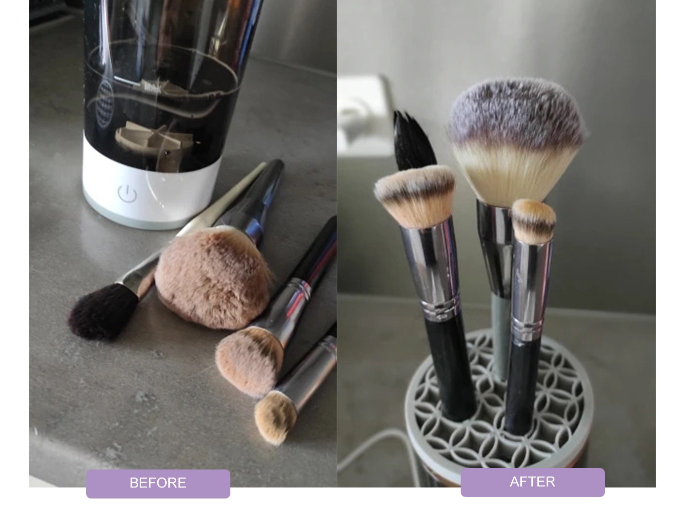 Crystal Makeup Brushes Cleaner makeupcl REVIEW5